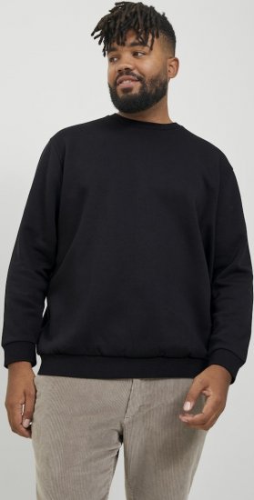 Jack & Jones BRADLEY Sweatshirt Black - Felpe & felpe con cappuccio - Felpe & Felpe con Cappuccio Uomo Taglie Forti