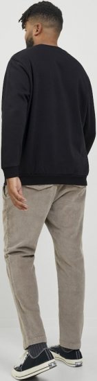Jack & Jones BRADLEY Sweatshirt Black - Felpe & felpe con cappuccio - Felpe & Felpe con Cappuccio Uomo Taglie Forti