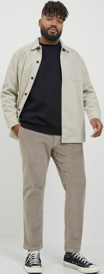 Jack & Jones BRADLEY Sweatshirt Black - Felpe & felpe con cappuccio - Felpe & Felpe con Cappuccio Uomo Taglie Forti