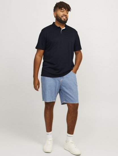Jack & Jones Rodney Polo Shirt Night Sky - Polo - Polo Uomo Taglie Forti