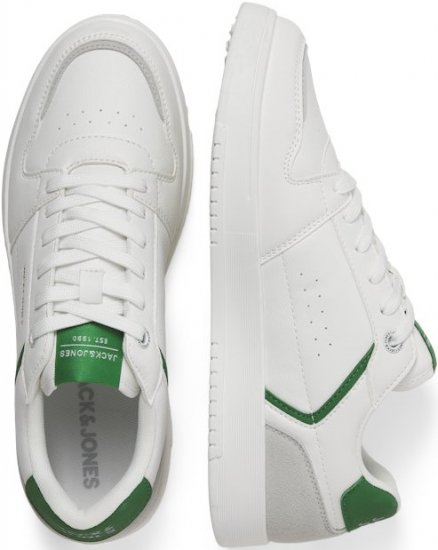 Jack & Jones Ealing 7992 Sneakers White/TREKKING GREEN - Scarpe da uomo 40-52 - 