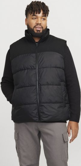 Jack & Jones MOON Bodywarmer Black - Giubbotti - Giubbotti Uomo Taglie Forti