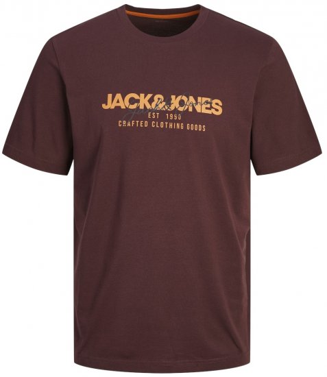 Jack & Jones JJALVIS Vineyard Wine - Magliette - Magliette Uomo Taglie Forti