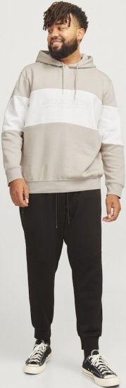 Jack & Jones LEGACY 2 Color Hoodie Beige - Felpe & felpe con cappuccio - Felpe & Felpe con Cappuccio Uomo Taglie Forti