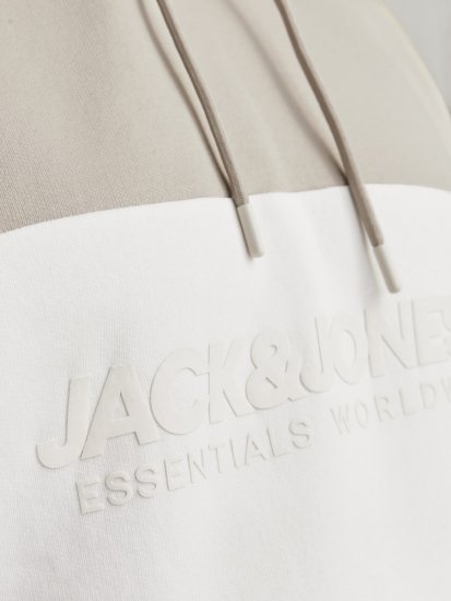 Jack & Jones LEGACY 2 Color Hoodie Beige - Felpe & felpe con cappuccio - Felpe & Felpe con Cappuccio Uomo Taglie Forti