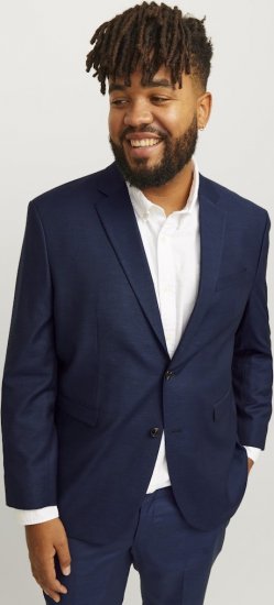 Jack & Jones SOLARIS Blazer Dark Navy - Abiti - Abiti da Uomo Taglie Forti
