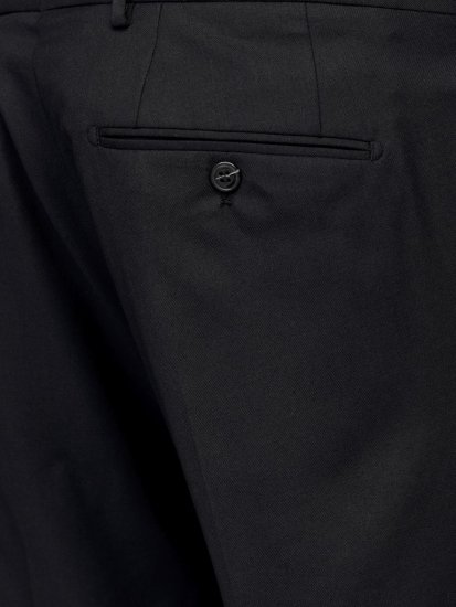 Jack & Jones SOLARIS Trousers Black - Abiti - Abiti da Uomo Taglie Forti