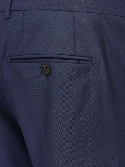 Jack & Jones SOLARIS Trousers Dark Navy - Abiti - Abiti da Uomo Taglie Forti