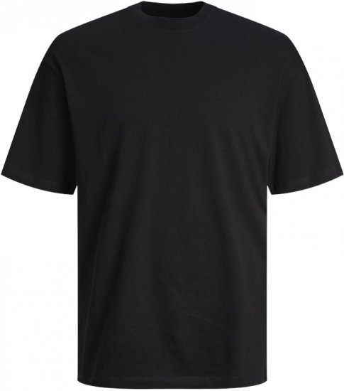 Jack & Jones JJEBRADLEY T-Shirt Black - Magliette - Magliette Uomo Taglie Forti