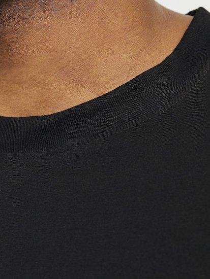 Jack & Jones JJEBRADLEY T-Shirt Black - Magliette - Magliette Uomo Taglie Forti