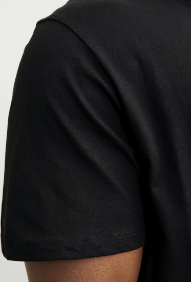 Jack & Jones JJEBRADLEY T-Shirt Black - Magliette - Magliette Uomo Taglie Forti
