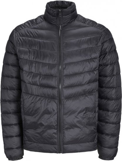 Jack & Jones SPRINT Quilted Collar Jacket Black - Giubbotti - Giubbotti Uomo Taglie Forti