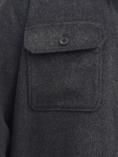 Jack & Jones BRADLEY OLLIE Overshirt LS Black - Camicie - Camicie Taglie Forti Uomo