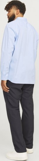 Jack & Jones ARMA LS Shirt Cashmere Blue - Camicie - Camicie Taglie Forti Uomo