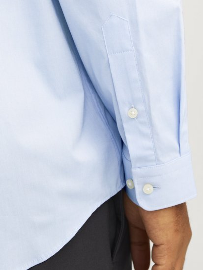 Jack & Jones ARMA LS Shirt Cashmere Blue - Camicie - Camicie Taglie Forti Uomo