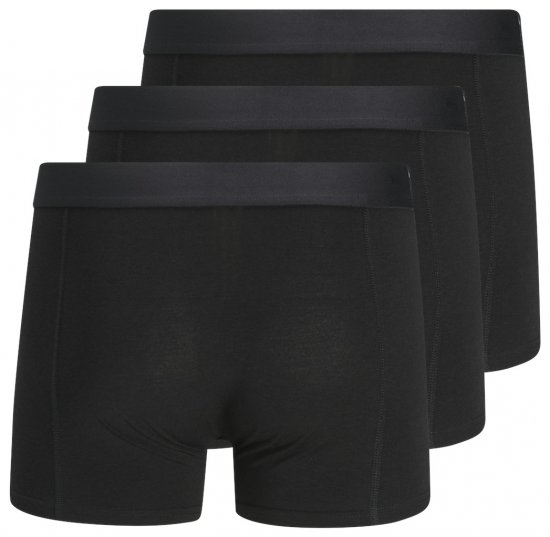 Jack & Jones BASIC BAMBOO Trunks 3-Pack Black - Intimo & Costumi da bagno - Intimo Taglie Forti Uomo