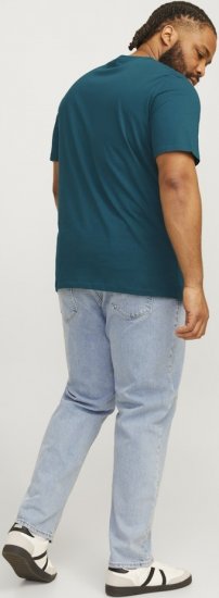 Jack & Jones CORP Logo Play 5 T-Shirt Deep Teal - Magliette - Magliette Uomo Taglie Forti