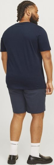 Jack & Jones CORP Logo Play 5 T-Shirt Navy Blazer - Magliette - Magliette Uomo Taglie Forti