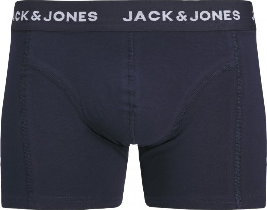 Jack & Jones SKULLROCK Trunks 3-Pack Navy Blazer - Intimo & costumi da bagno - Intimo Taglie Forti Uomo