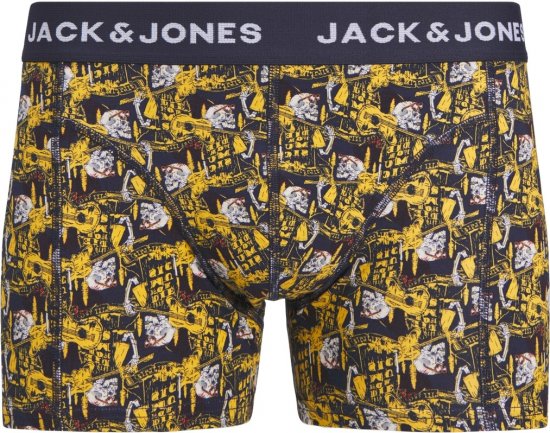 Jack & Jones SKULLROCK Trunks 3-Pack Navy Blazer - Intimo & costumi da bagno - Intimo Taglie Forti Uomo