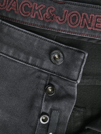 Jack & Jones JJIMIKE JJICON I.K. SQ 028 Jeans Black Denim - Jeans & pantaloni - Jeans & Pantaloni Uomo Taglie Forti