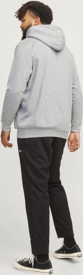 Jack & Jones JCOOUTDOOR Hoodie Light Grey - Felpe & felpe con cappuccio - Felpe & Felpe con Cappuccio Uomo Taglie Forti