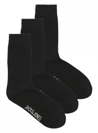 Jack & Jones RAFAEL Socks 3-Pack Black - Intimo & costumi da bagno - Intimo Taglie Forti Uomo