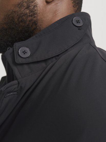 Jack & Jones REMY Windproof Water-resistant Softshell Jacket Black - Giubbotti - Giubbotti Uomo Taglie Forti