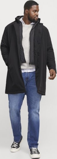 Jack & Jones REMY Windproof Water-resistant Softshell Jacket Black - Giubbotti - Giubbotti Uomo Taglie Forti