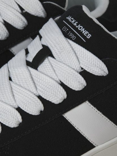 Jack & Jones Miles SYN Suede Sneakers Black - Scarpe da uomo 40-52 - 