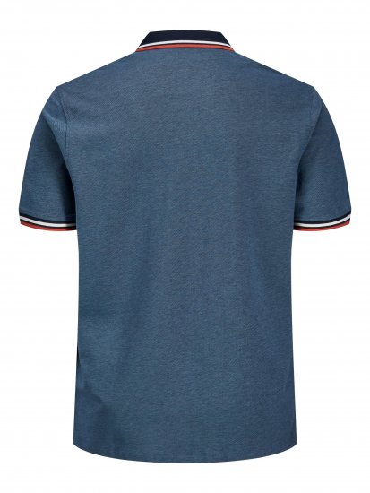 Jack & Jones Paulos Polo Denim Blue - Polo - Polo Uomo Taglie Forti
