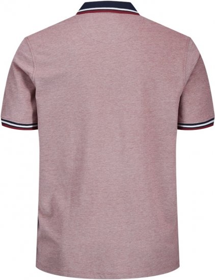 Jack & Jones PAULOS Short Sleeve Polo Rio Red/PS - Polo - Polo Uomo Taglie Forti