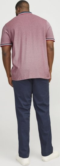 Jack & Jones PAULOS Short Sleeve Polo Rio Red/PS - Polo - Polo Uomo Taglie Forti