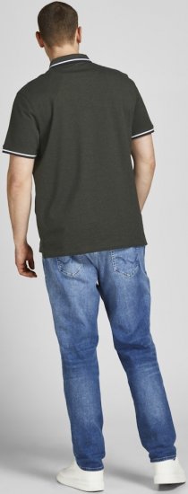 Jack & Jones PAULOS Short Sleeve Polo Green/PLAY 1 - Polo - Polo Uomo Taglie Forti