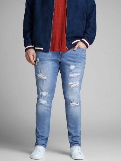 Jack & Jones Liam Jeans Blue Denim - Jeans & pantaloni - Jeans & Pantaloni Uomo Taglie Forti