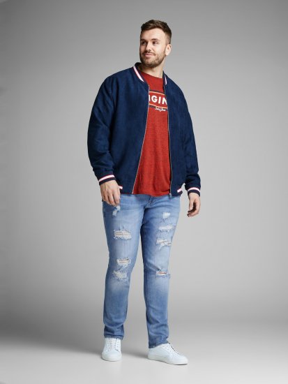 Jack & Jones Liam Jeans Blue Denim - Jeans & pantaloni - Jeans & Pantaloni Uomo Taglie Forti