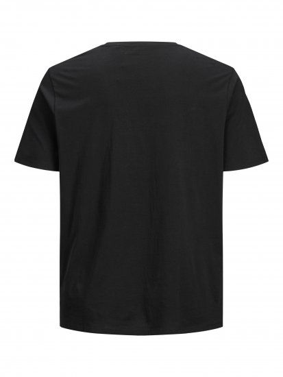 Jack & Jones Organic Basic T-shirt Black - Magliette - Magliette Uomo Taglie Forti