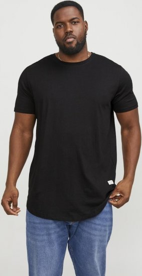 Jack & Jones NOA Crew Neck T-Shirt Black - Magliette - Magliette Uomo Taglie Forti