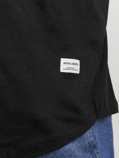 Jack & Jones NOA Crew Neck T-Shirt Black - Magliette - Magliette Uomo Taglie Forti