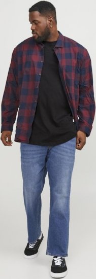 Jack & Jones NOA Crew Neck T-Shirt Black - Magliette - Magliette Uomo Taglie Forti