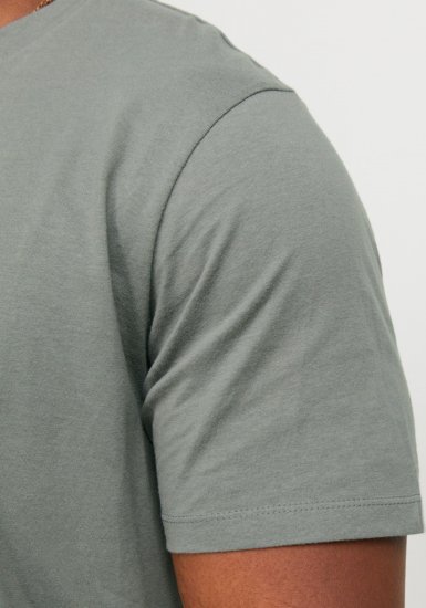 Jack & Jones NOA Crew Neck T-Shirt Grey - Magliette - Magliette Uomo Taglie Forti