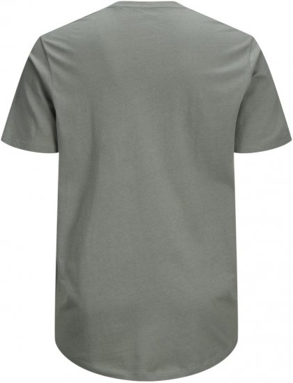 Jack & Jones NOA Crew Neck T-Shirt Grey - Magliette - Magliette Uomo Taglie Forti
