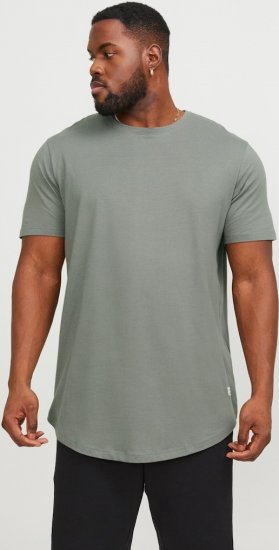 Jack & Jones NOA Crew Neck T-Shirt Grey - Magliette - Magliette Uomo Taglie Forti