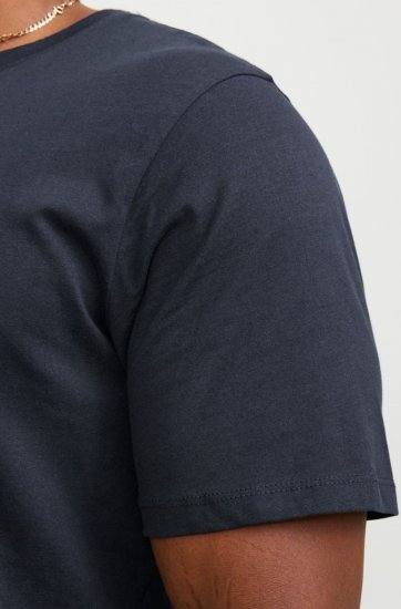 Jack & Jones NOA Crew Neck T-Shirt Navy Blazer - Magliette - Magliette Uomo Taglie Forti