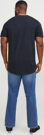 Jack & Jones NOA Crew Neck T-Shirt Navy Blazer - Magliette - Magliette Uomo Taglie Forti