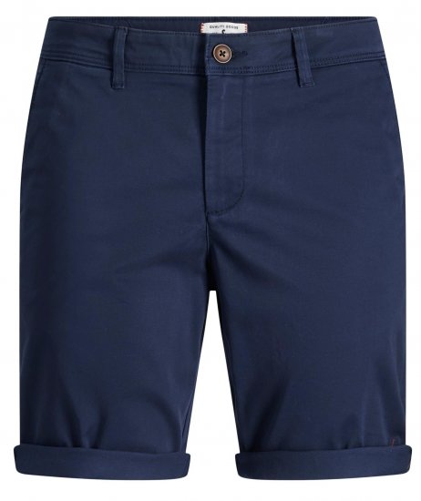 Jack & Jones JPSTBOWIE Chino Shorts Navy Blazer - Shorts - Pantaloncini Uomo Taglie Forti