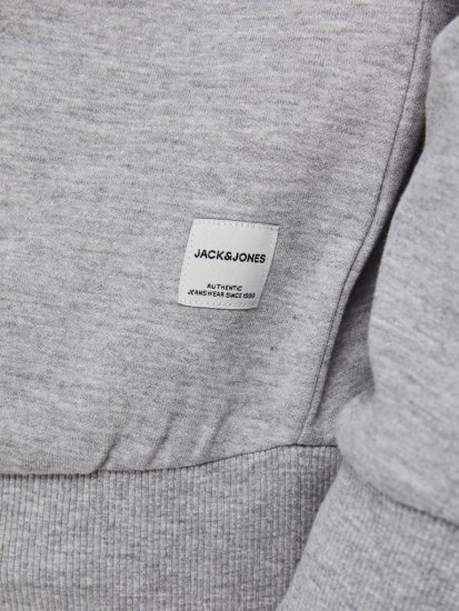 Jack & Jones Basic Sweatshirt Light Grey Melange - Felpe & felpe con cappuccio - Felpe & Felpe con Cappuccio Uomo Taglie Forti