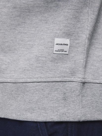 Jack & Jones Basic Sweatshirt Light Grey Melange - Felpe & felpe con cappuccio - Felpe & Felpe con Cappuccio Uomo Taglie Forti