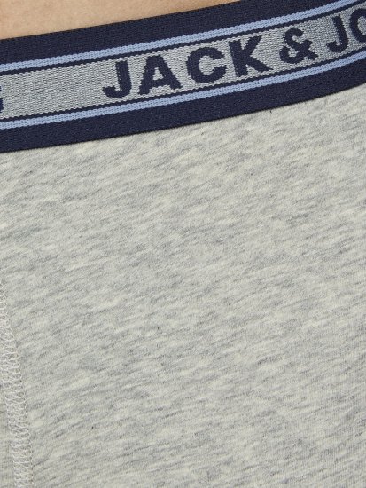 Jack & Jones OLIVER Trunks 5-Pack Dark Grey Melange - Intimo & costumi da bagno - Intimo Taglie Forti Uomo