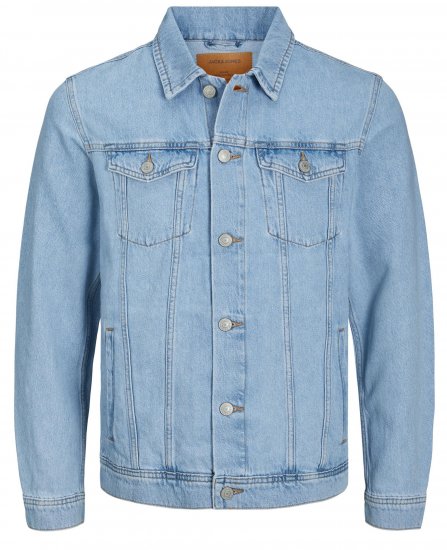 Jack & Jones JJIJEAN Denim jacket Blue Denim - Giubbotti - Giubbotti Uomo Taglie Forti